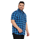 Men Plus Size Limith Check Shirt - bigbanana