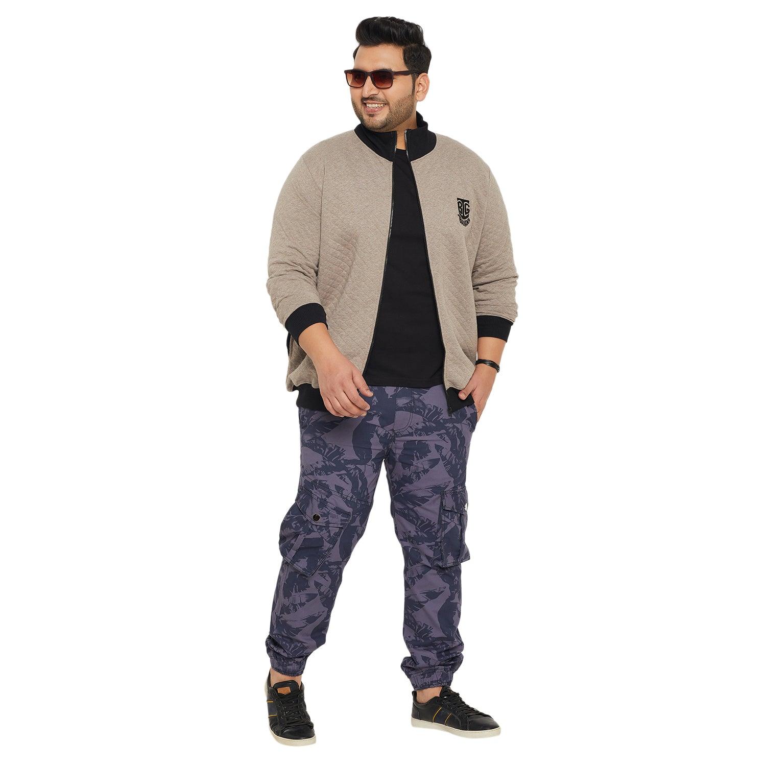 Men Plus Size Logic Solid Sweatshirt - bigbanana