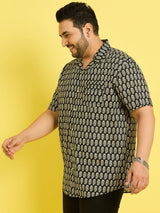 Men Plus Size Lorsch Printed Shirt - bigbanana