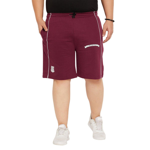 Men Plus Size LosAngeles Printed Shorts