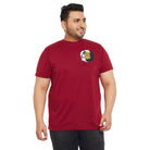 Men Plus Size Luke Printed Round Neck Tshirt - bigbanana