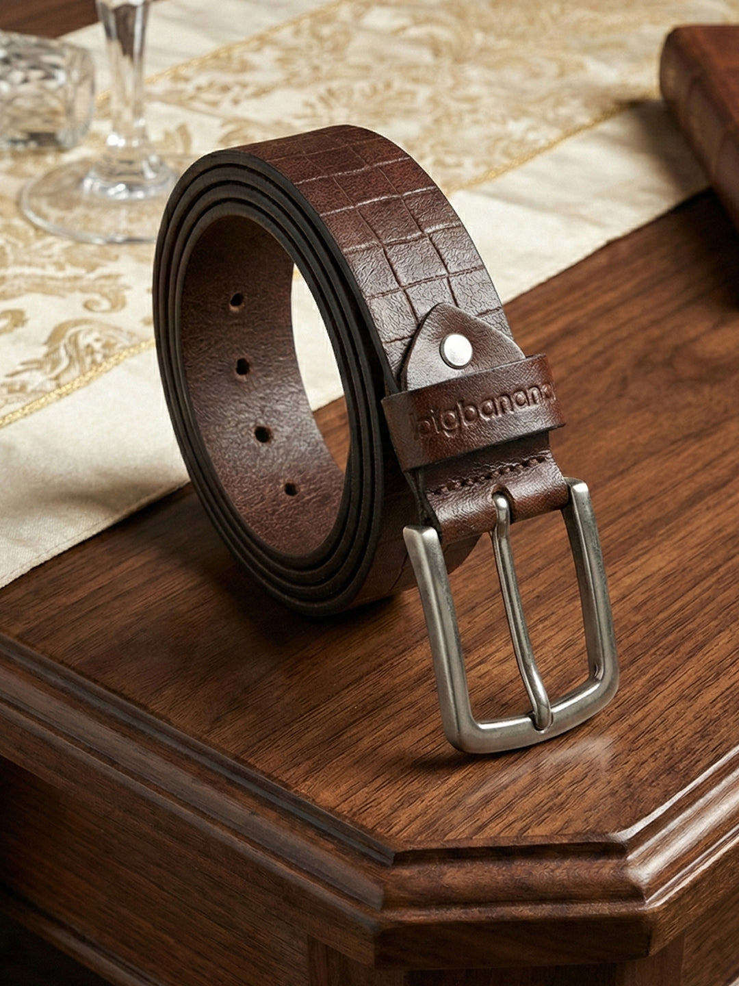 bigbanana Lumic Casual Leather Belt for Men
