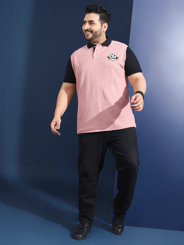 Men Plus Size Lumni Solid Polo Tshirt
