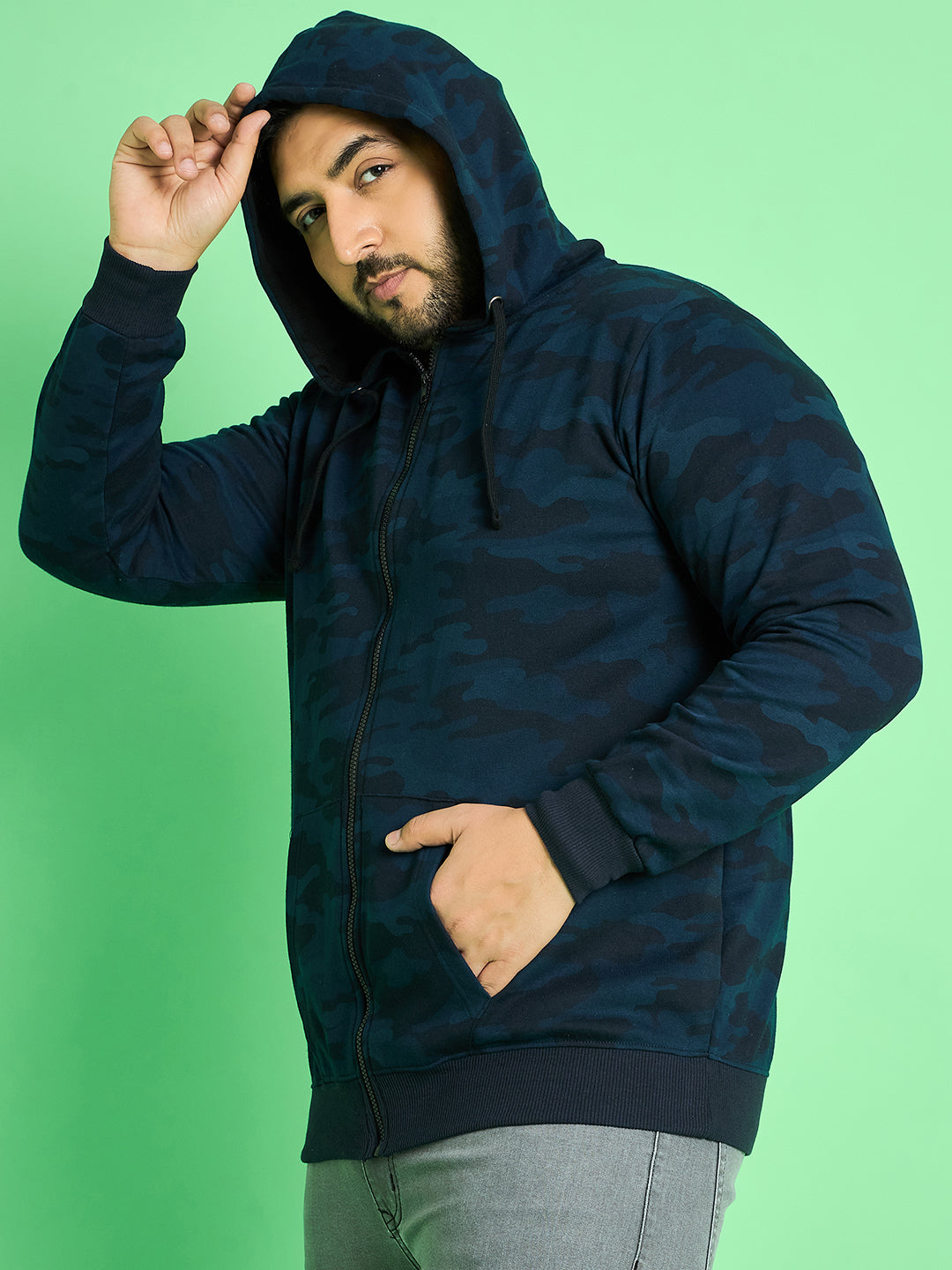 Men Plus Size Makole Printed Sweatshirts - bigbanana