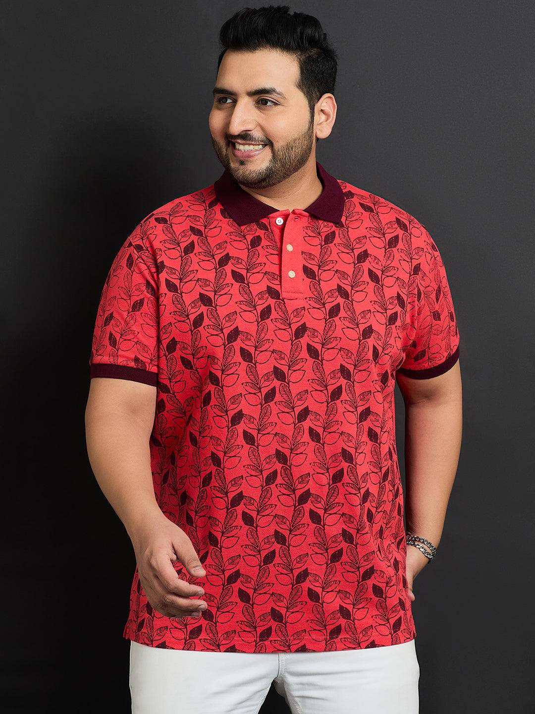 Men Plus Size Migori Printed Polo Tshirt - bigbanana