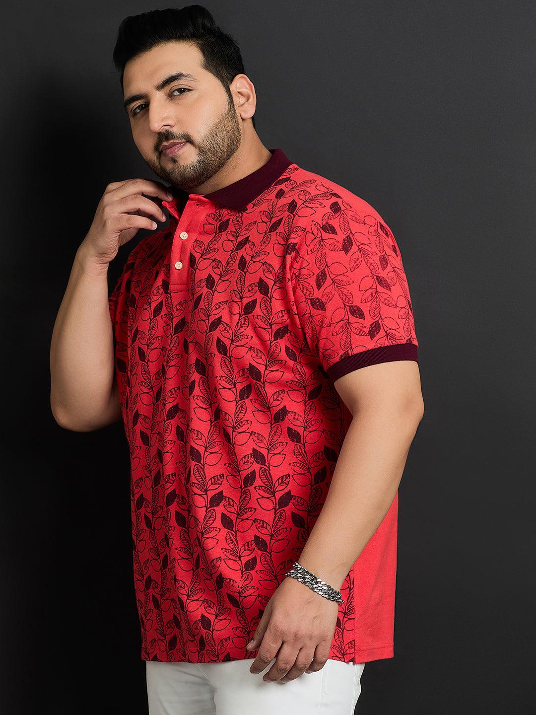 Men Plus Size Migori Printed Polo Tshirt - bigbanana