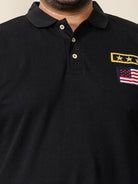 Men Plus Size Military-B Solid Polo Tshirt - bigbanana