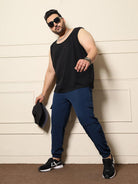 Men Plus Size Monash-10 Colorblock Vest - bigbanana