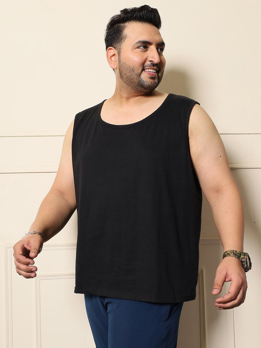 Men Plus Size Monash-10 Colorblock Vest - bigbanana