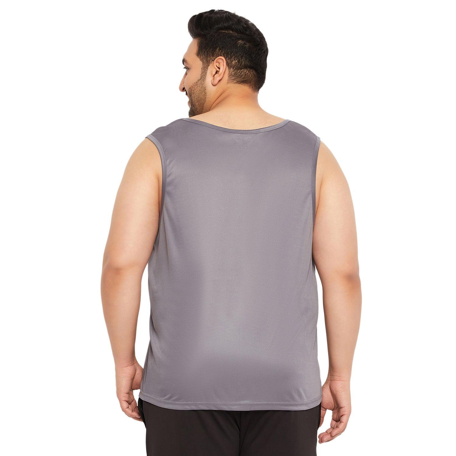 Men Plus Size Moose Printed Innerwear Vest - bigbanana