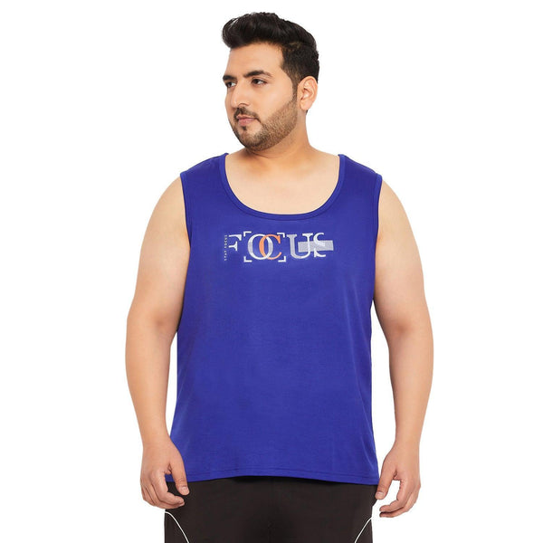Men Plus Size Motha Printed Innerwear Vest