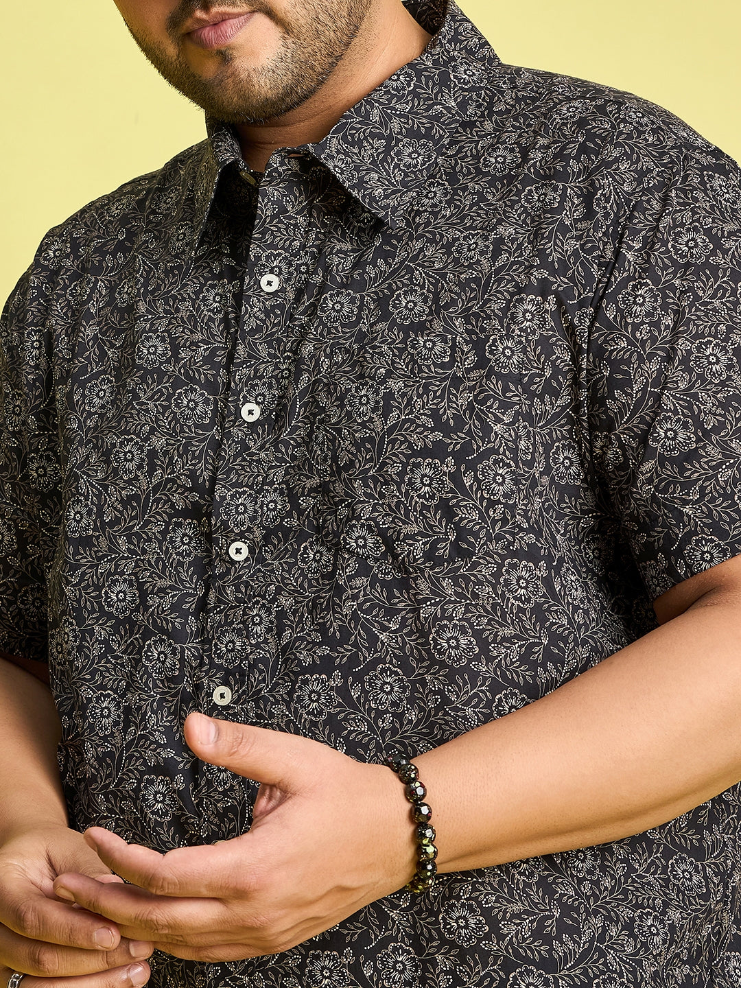 Men Plus Size Munich Printed Shirt - bigbanana