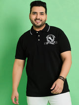 Men Plus Size Nagoya Printed Polo Tshirt - bigbanana