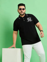 Men Plus Size Nagoya Printed Polo Tshirt - bigbanana