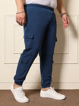 Men Plus Size Nanjing Solid Trackpant - bigbanana