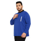 Men Plus Size Natto Solid Henley Tshirt - bigbanana