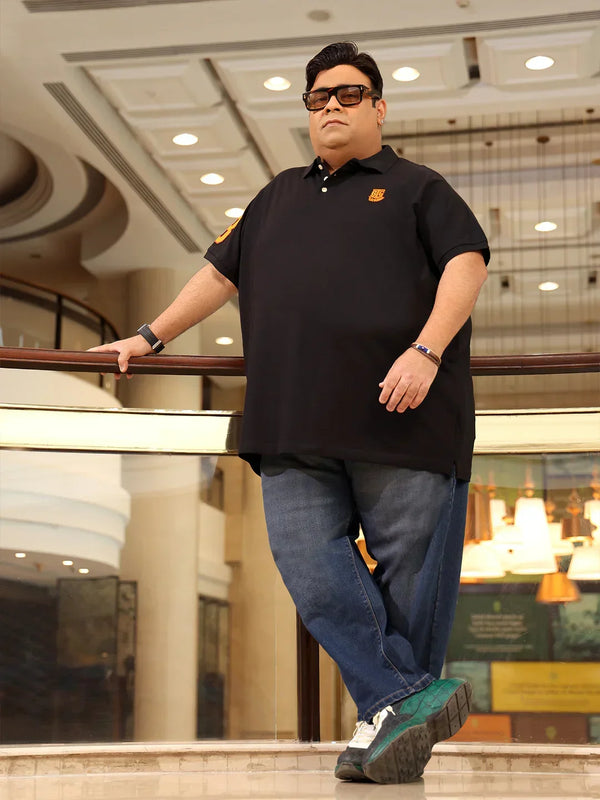 Men Plus Size Tim-B Solid Polo Tshirt