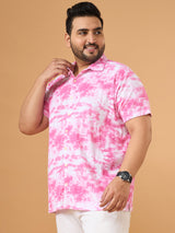 Men Plus Size Nimbus Multicolor Printed Casual Shirt