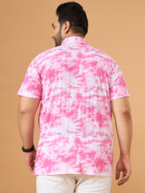 Men Plus Size Nimbus Multicolor Printed Casual Shirt