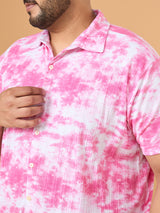Men Plus Size Nimbus Multicolor Printed Casual Shirt