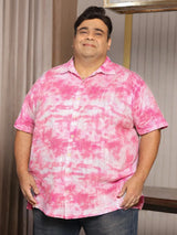 Men Plus Size Nimbus Multicolor Printed Casual Shirt