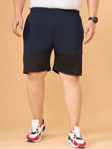 Men Plus Size Noctis Colorblock Shorts