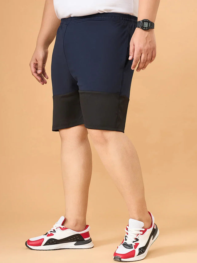 Men Plus Size Noctis Colorblock Shorts