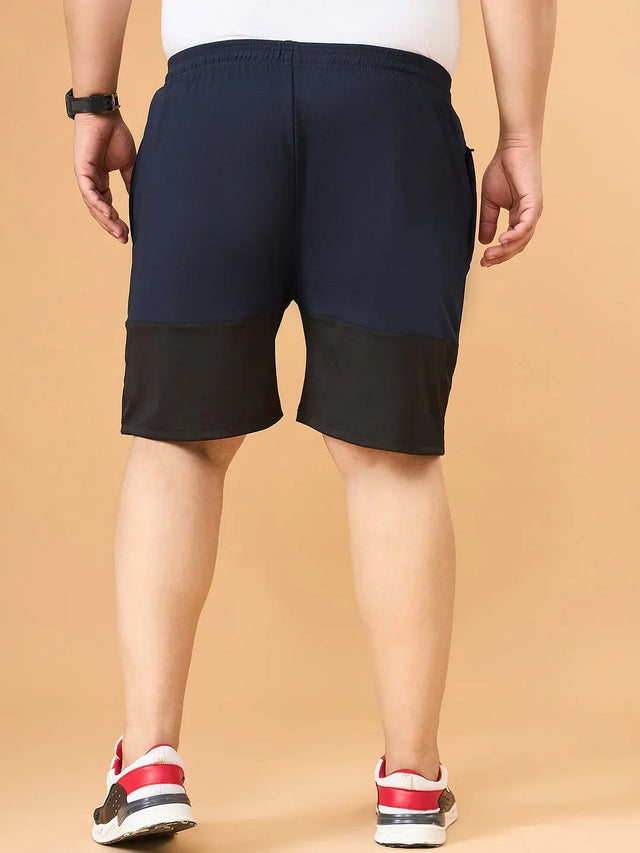 Men Plus Size Noctis Colorblock Shorts