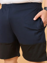 Men Plus Size Noctis Colorblock Shorts