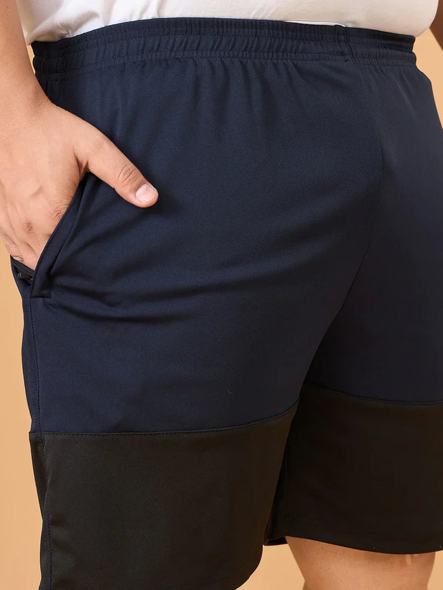 Men Plus Size Noctis Colorblock Shorts