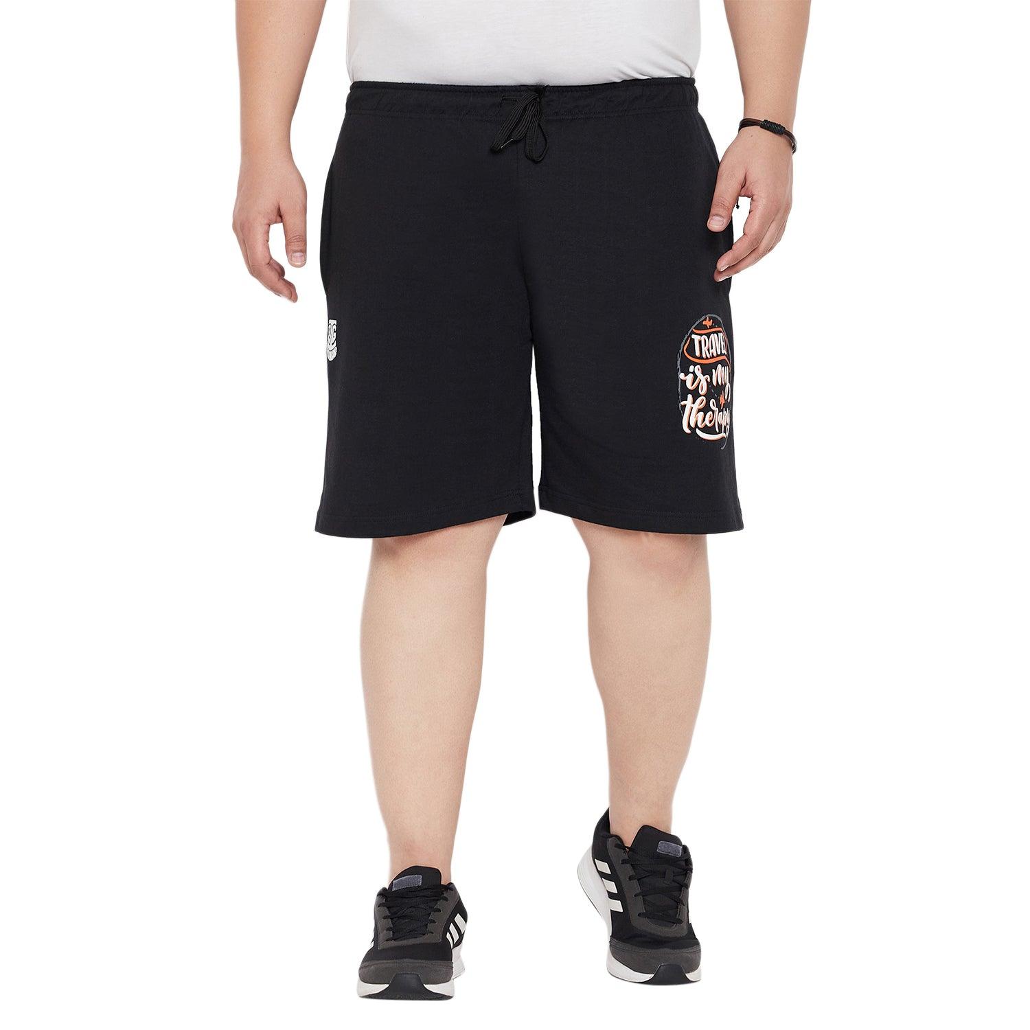 Men Plus Size Octavia Printed Shorts - bigbanana