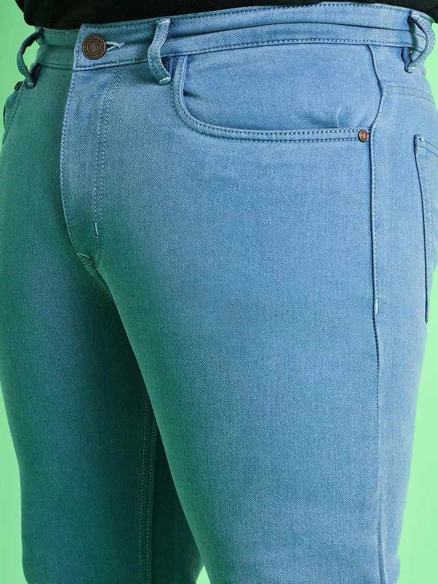 Men Plus Size Kaleb Solid Jeans - bigbanana