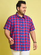 Men Plus Size Oslo Check Shirt - bigbanana