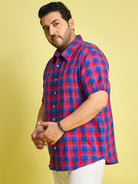 Men Plus Size Oslo Check Shirt - bigbanana