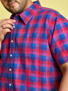 Men Plus Size Oslo Check Shirt - bigbanana