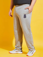 Men Plus Size Oxford-G-10 Solid Trackpant - bigbanana