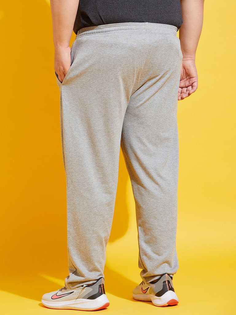 Men Plus Size Oxford-G-10 Solid Trackpant - bigbanana