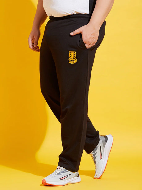 Men Plus Size Oxn-BL Solid Trackpant - bigbanana