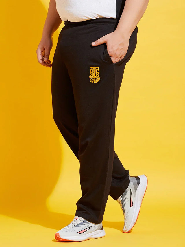 Men Plus Size Oxn-BL Solid Trackpant - bigbanana