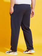 Men Plus Size Oxn-NB Solid Trackpant - bigbanana