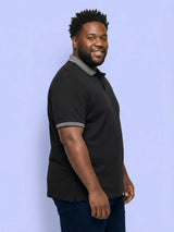 Men Plus Size Pacer Solid Polo Tshirt