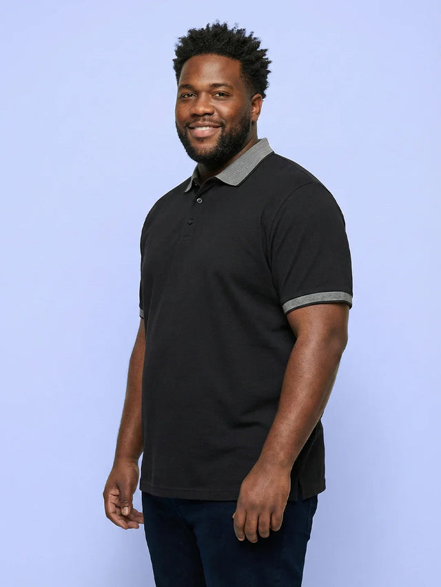 Men Plus Size Pacer Solid Polo Tshirt