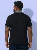 Men Plus Size Pacer Solid Polo Tshirt