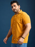 Men Plus Size Pacmo Solid Shirt - bigbanana