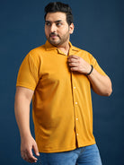 Men Plus Size Pacmo Solid Shirt - bigbanana