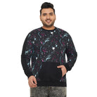 Men Plus Size Pastel Printed Sweatshirt - bigbanana