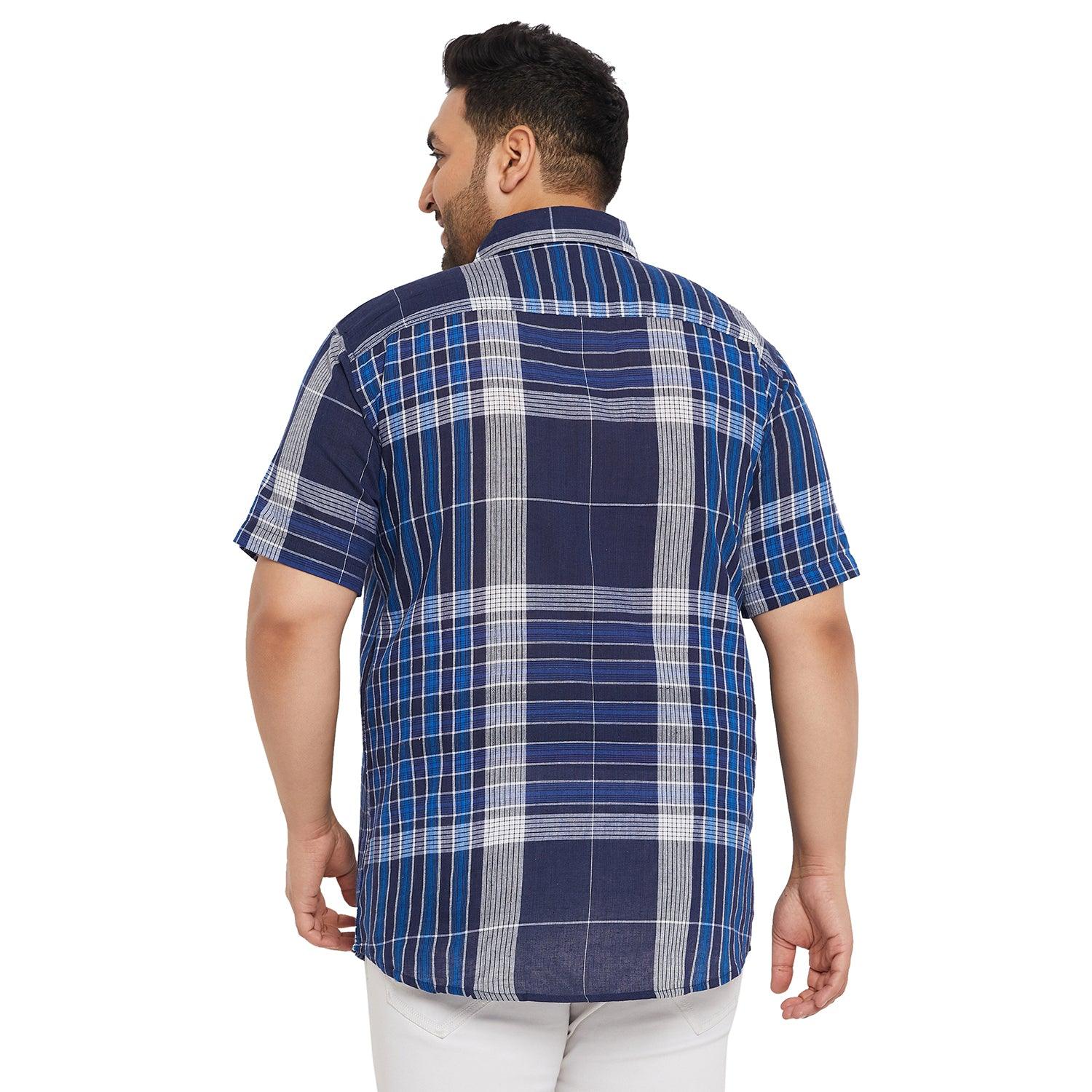 Men Plus Size Patrick Check Shirt - bigbanana