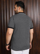 Men Plus Size Paulo Jacquard Polo Tshirt - bigbanana