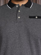 Men Plus Size Paulo Jacquard Polo Tshirt - bigbanana