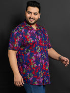 Men Plus Size Pavia Printed Shirt - bigbanana